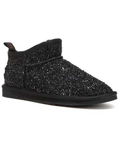 Australia Luxe Collective Cosy Ultra Short Glitter Boot In Black