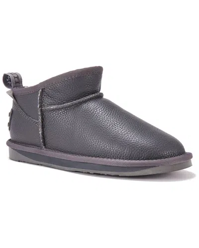 Australia Luxe Collective Cosy Ultra Short Leather Boot In Gray