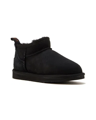 Australia Luxe Collective Kids' Cosy Ultra Short Sheepskin Boot In Black