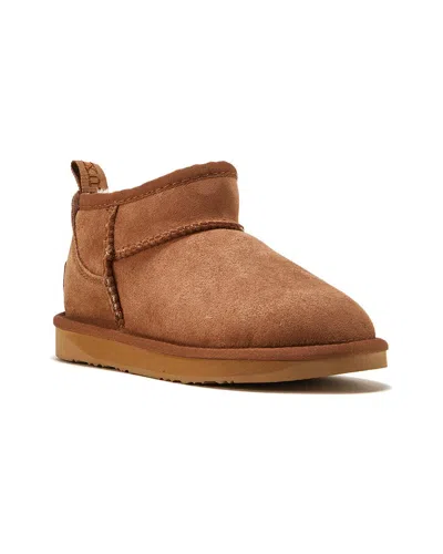 Australia Luxe Collective Kids' Cosy Ultra Short Sheepskin Boot In Brown