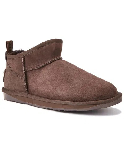Australia Luxe Collective Cosy Ultra Short Suede Boot In Brown