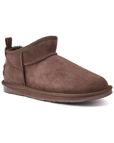 Australia Luxe Collective Cosy Ultra Short Suede Boot In Brown