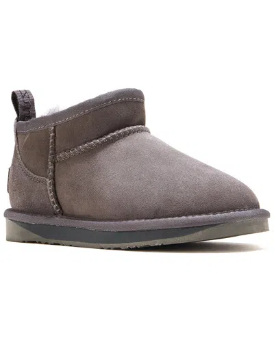 Australia Luxe Collective Cosy Ultra Short Suede Boot In Gray