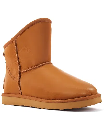 Australia Luxe Collective Cosy Xtra Short Leather Boot In Gold