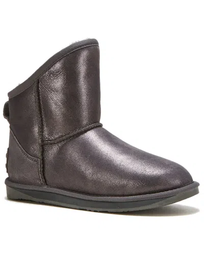 Australia Luxe Collective Cosy Xtra Short Leather Boot In Gray
