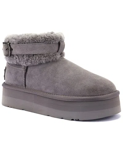 Australia Luxe Collective Eden Suede Boot In Gray