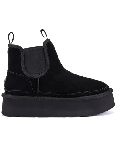 Australia Luxe Collective Emery Platfoam Suede Boot In Black