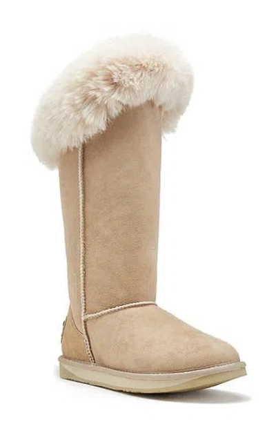 Australia Luxe Collective Foxy Genuine Shearling Lined Boot In Neutral