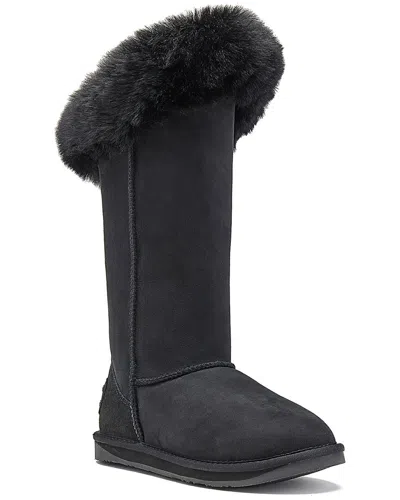 Australia Luxe Collective Foxy Tall Suede Boot In Black