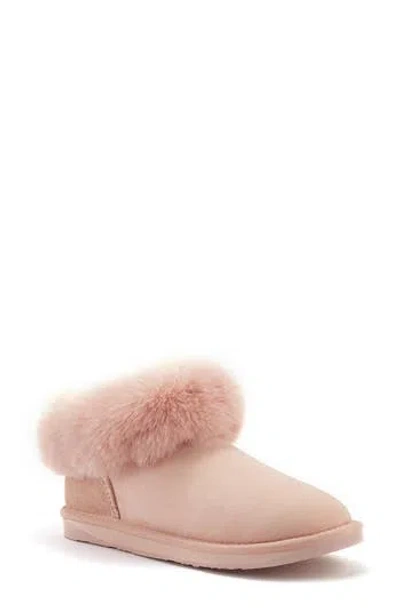 Australia Luxe Collective Foxy Ultra Genuine Shearling Ankle Boot In Pink