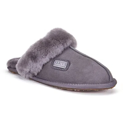 Australia Luxe Collective Genuine Shearling Mule Slipper In Gray