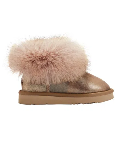 Australia Luxe Collective Kids Foxy Ultra Short Sheepskin Boot In Multi