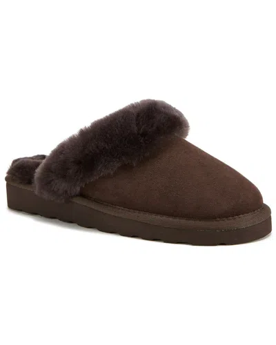 Australia Luxe Collective Mool Suede Slipper In Brown