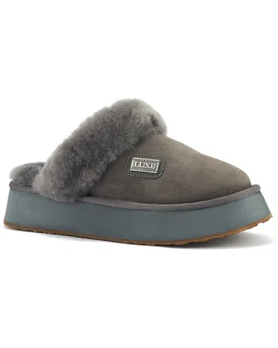 Australia Luxe Collective Mule Suede Slipper In Brown