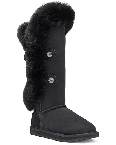 Australia Luxe Collective Nordic Tall Suede Boot In Black
