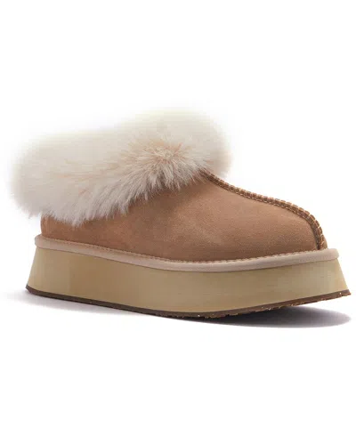 Australia Luxe Collective Outback Platfoam Suede Slipper In Neutral