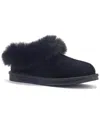 Australia Luxe Collective Outback Suede Slipper In Black