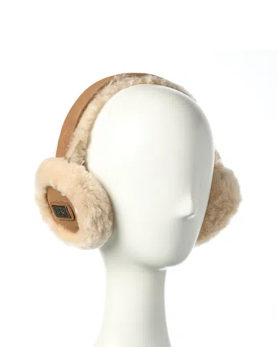 Australia Luxe Collective Sheepskin Earmuffs In Brown