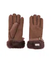 Australia Lux E Collective Sheepskin Gloves In Brown