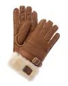 Australia Lux E Collective Sheepskin Gloves In Brown