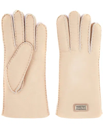 Australia Luxe Collective Sheepskin Gloves In Neutral