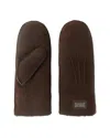 Australia Lux E Collective Sheepskin Mittens In Brown