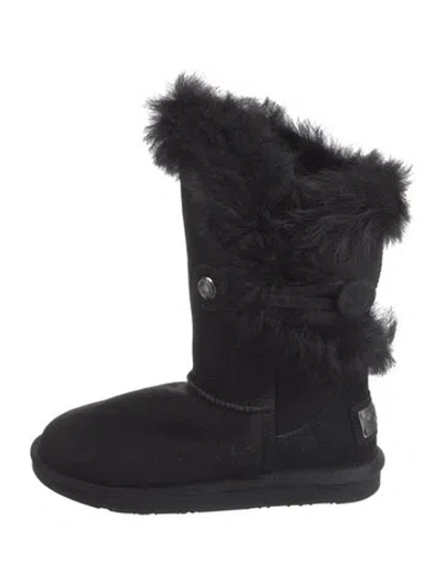 Pre-owned Australia Luxe Collective Suede Boots In Black