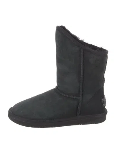 Pre-owned Australia Luxe Collective Suede Boots In Black