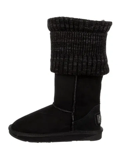 Pre-owned Australia Luxe Collective Suede Boots In Black