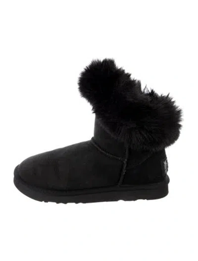 Pre-owned Australia Luxe Collective Suede Boots In Black