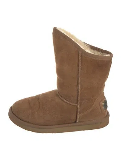 Pre-owned Australia Luxe Collective Suede Boots In Brown