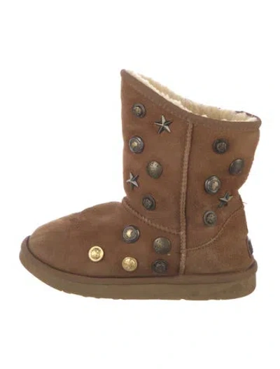 Pre-owned Australia Luxe Collective Suede Boots In Brown