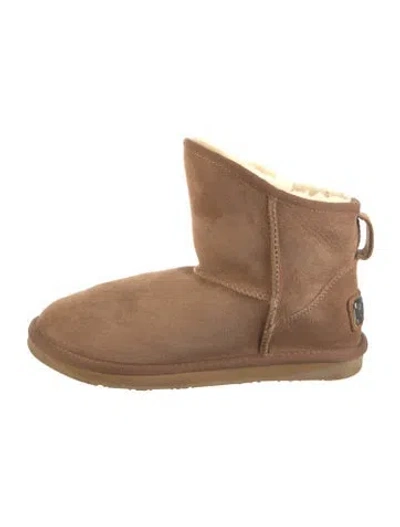 Pre-owned Australia Luxe Collective Suede Boots In Brown
