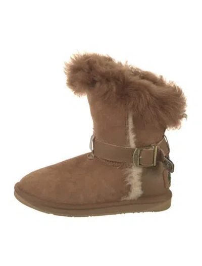 Pre-owned Australia Luxe Collective Suede Boots In Brown