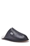 Australia Luxe Collective Twinface Sheepskin Genuine Shearling Lined Scuff Slipper In Black