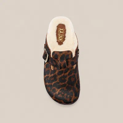 Australia Luxe Collective Women's Berlin Clogs Dark Leopard In Animal Print