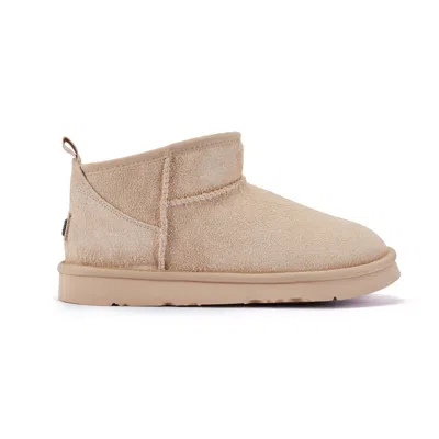 Australia Luxe Collective Women's Neutrals Cosy Ultra Short Almond In Brown