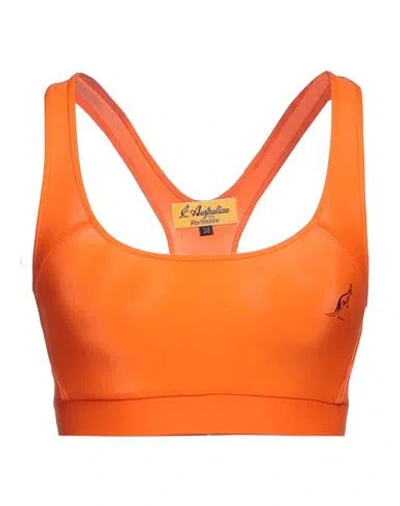 Australian For Roÿ Roger's Woman Top Orange Size 4 Polyamide, Elastane