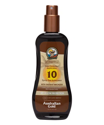 Australian Gold Spf 10 Spray Gel With Bronzer 237 ml - Sunscreen
