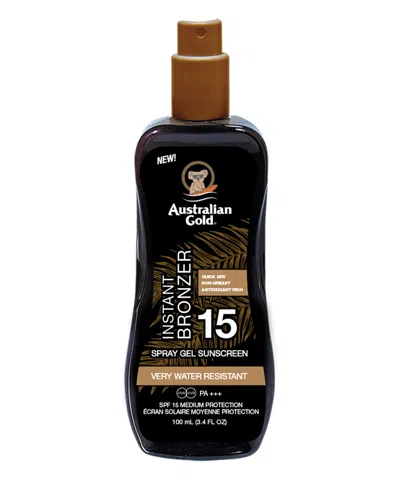 Australian Gold Spf 15 Spray Gel With Bronzer 100 ml - Sunscreen