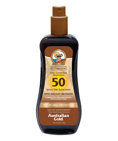 Australian Gold Spf 50 Spray Gel Con Bronzer 237 ml - Sunscreen