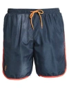 Australian Man Swim Trunks Midnight Blue Size 36 Polyester In Blue