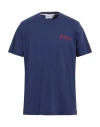 Australian Man T-shirt Navy Blue Size Xxl Cotton, Polyester