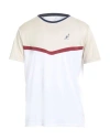 Australian Man T-shirt White Size L Polyester In Multi