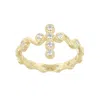 Autentica - 0.45 Cttw Cross Ring In Gold