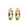 Autentica - 1" Diamond Cut Disco Earrings In Gold