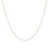 Autentica - 15" Fine Hammered Oval Link Chain Necklace In Gold