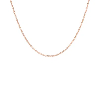 Autentica - 16" Polished Singapore Chain Necklace In Gold
