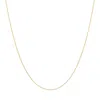 Autentica - 18" Fine Polished Box Necklace In Gold