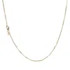 Autentica - 18" Forzatina Diamond Cut Oval Link Chain Necklace In Gold